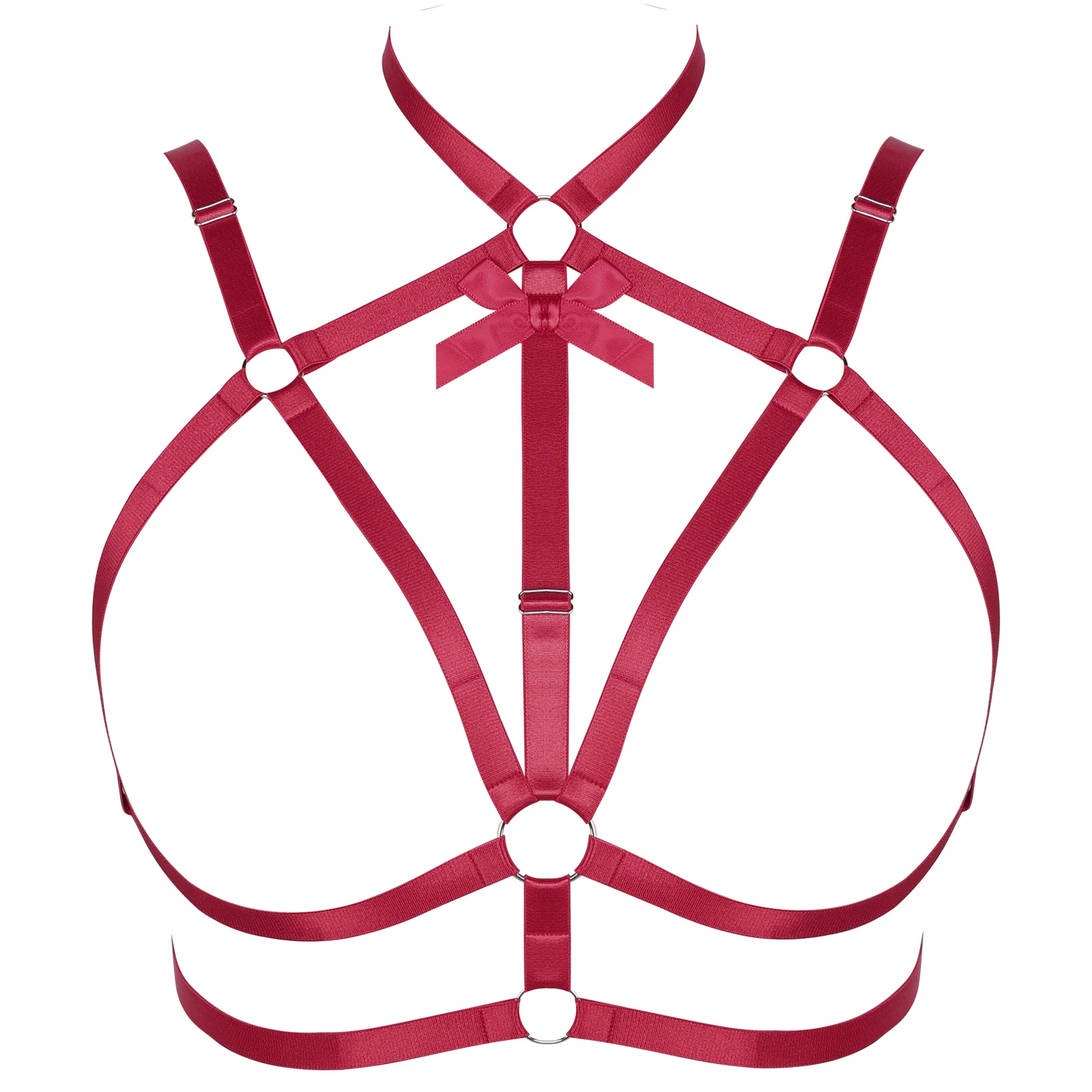 

Women Goth Body Top Lingerie Strap Harajuku Suspender Belt Bondage Body Garter Belt Sexy Harness Belt Lady Bar Party Thigh Toy