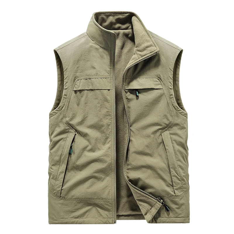 

Outdoor Work Safari Men Gym Jogging Running Sport Sleeveless Mesh Waistcoat Summer Fishing Travel Photo Hiking Vest with Pockets