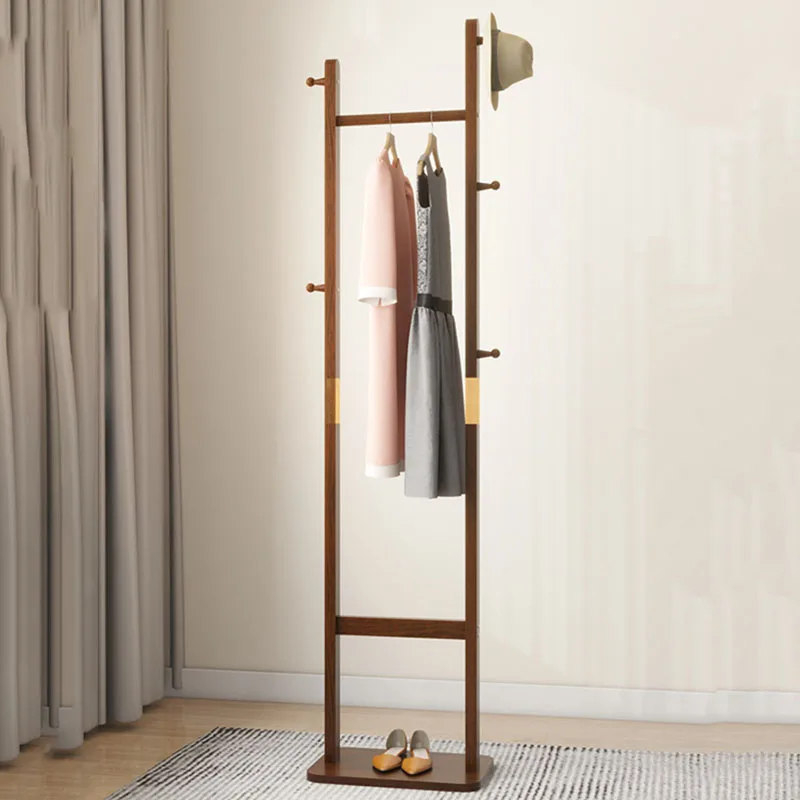 

Living Room Coat Stand Space Saving Organizer Garment Modern Wooden Scarf Coat Racks Bedroom Porte Manteau Hallway Furniture