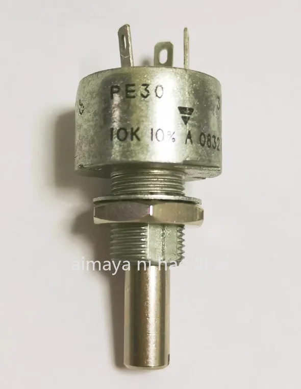 

1 шт./лот Оригинальный потенциометр PE30 4K7 4.7K 20% с валом 25 мм и переключателем