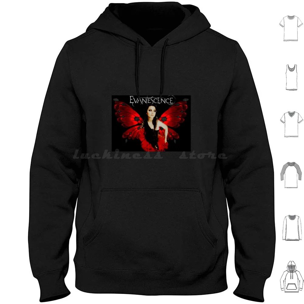 My Immortal Fallen Evanes Rock Band Hoodies Long Sleeve Evanescence Band Music Band Amy Lee Fallen Evanescence