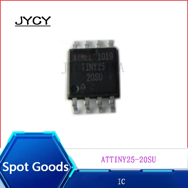 1pcs ATTINY25-20SU  ATTINY25 MSOP-8  TINY25 Microcontroller chip brand new in stock