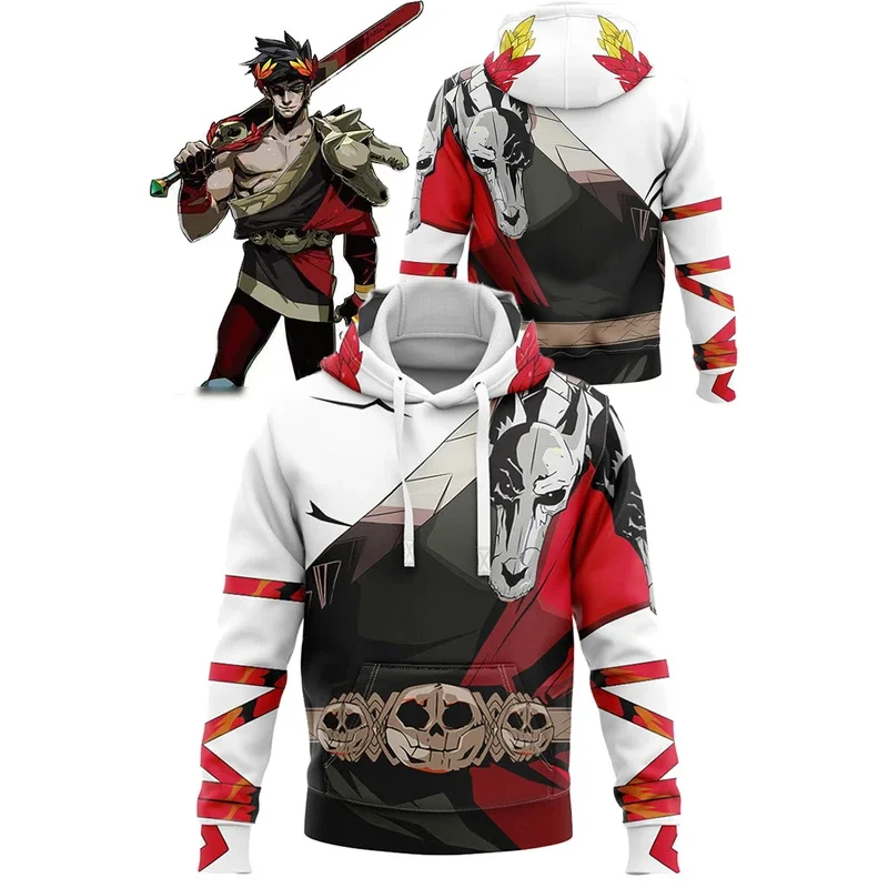 أنيمي لعبة وس تأثيري هوديي الرجال زي هاديس لعب الأدوار فانتازيا رجل غير رسمي هالوين كرنفال القماش تمويه لعب الأدوار