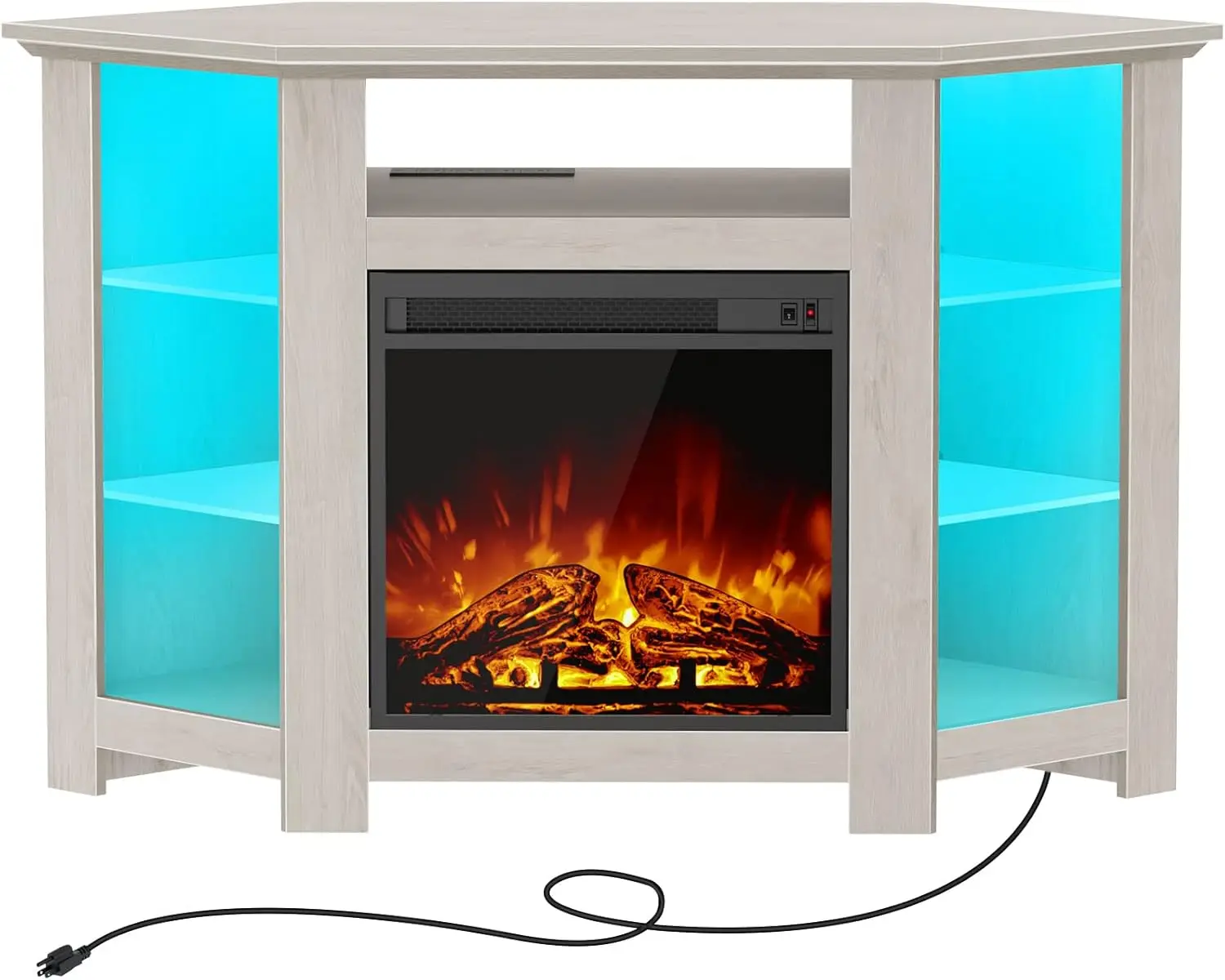 Fireplace Corner TV Stand for 43