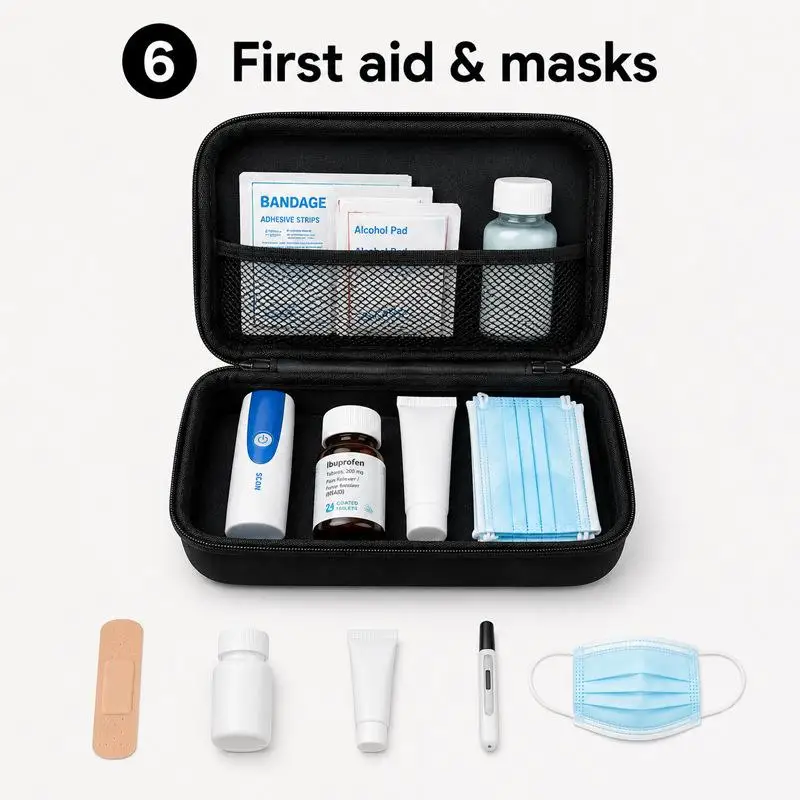 EVA-Aufbewahrungsbox, Reisetasche mit Reißverschluss, kleine tragbare Schutztasche, Outdoor-Werkzeugtasche, Organizer für Zubehör – Detail 14