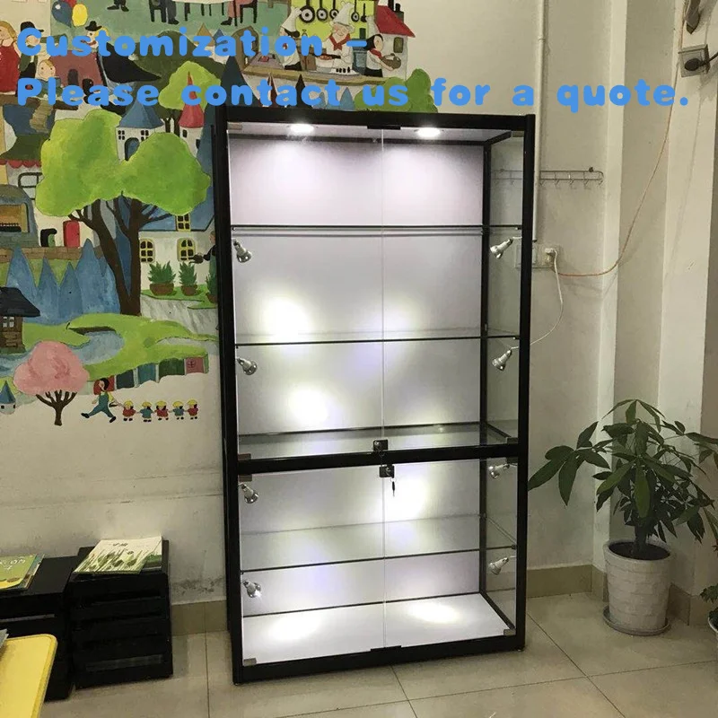 

custom.Modern Glass Jewelry Display Cabinet with Lockable Jewelry Display Counter Design and Perfume Display Stand