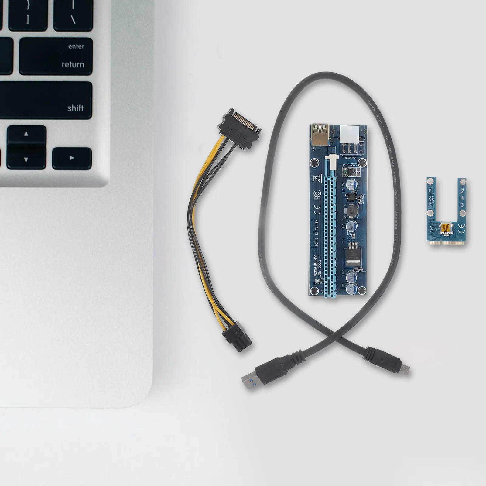 

Mini External GPU for Laptop Enhancing Performance Gaming PCIe Graphics Card Connector Dock Station Computer Parts