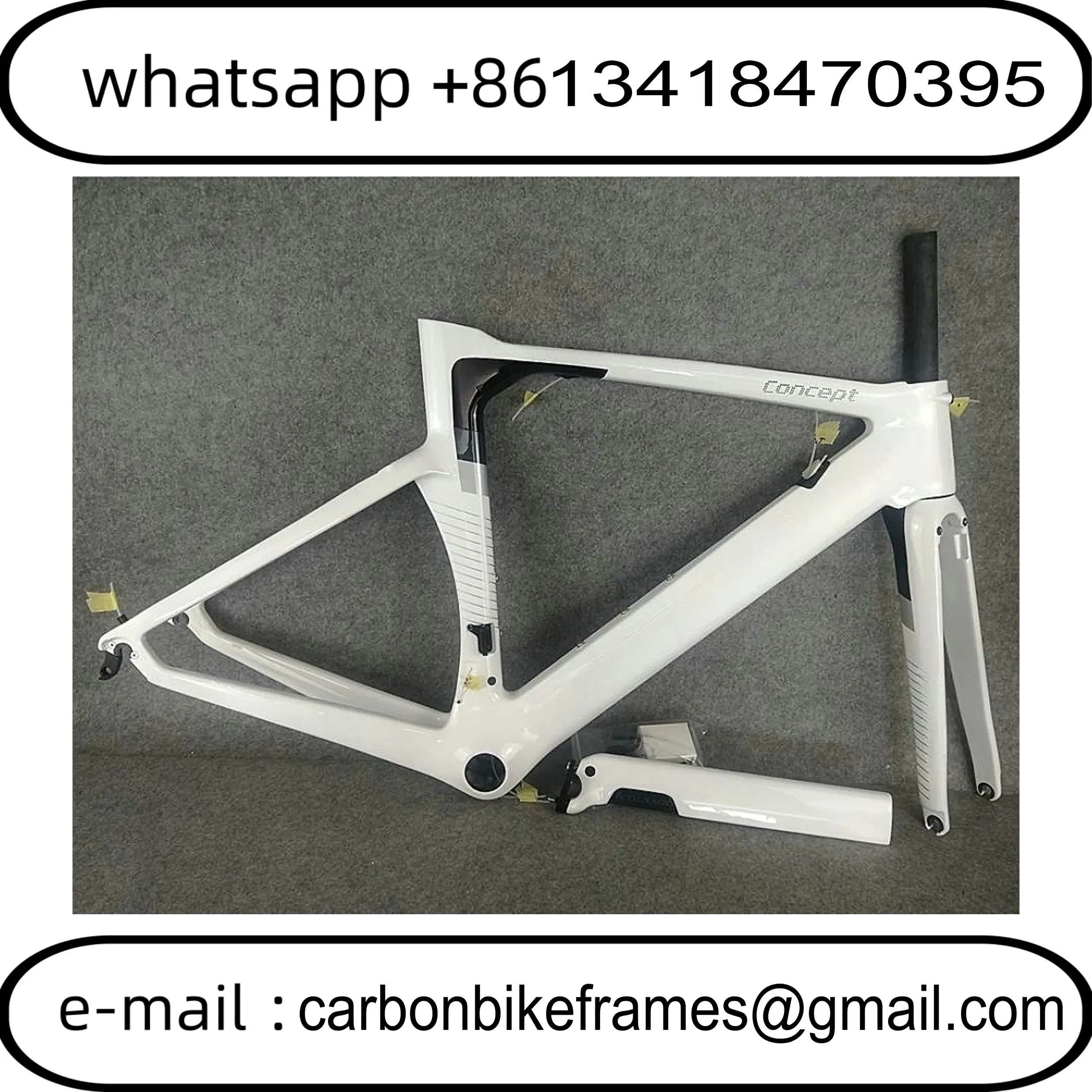 

T1000 Concept Road Carbon Fiber Frame Speed Bike Frames BB386 Disc/Rim Brake Racing Bicycle Frameset Custom Logo DPD UPS