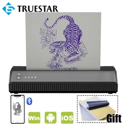 Wireless Tattoo Transfer Machine Bluetooth Stencil Transfer Printer Portable Thermal Printing Copier 10PCS Tattoo Paper Provide