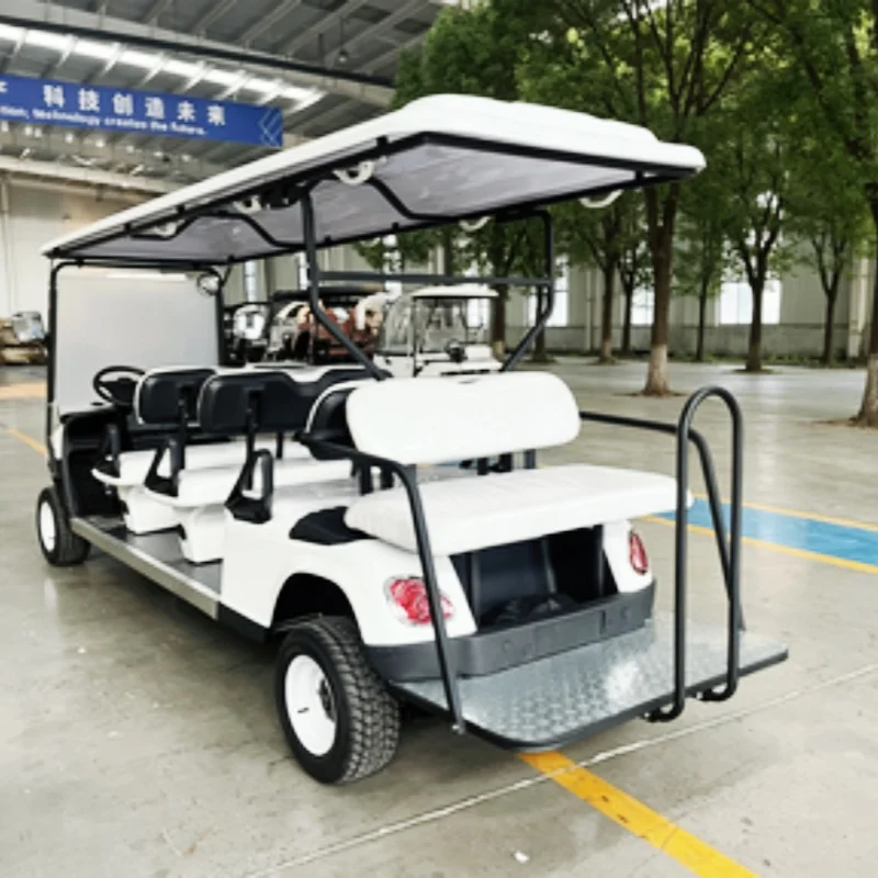 China Supply 72V Golf Cart Hunting Car Multi Function Electric Golf Cart Farmer Car With 10-Inch Off-Road Tires With Steel Rims