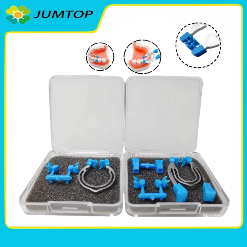 

Комплект стоматологической матричной системы — секционные контурные зажимы для матрицы с металлическими пружинными кольцами, зажимами, клиньями и набором плоскогубцев для восстановления