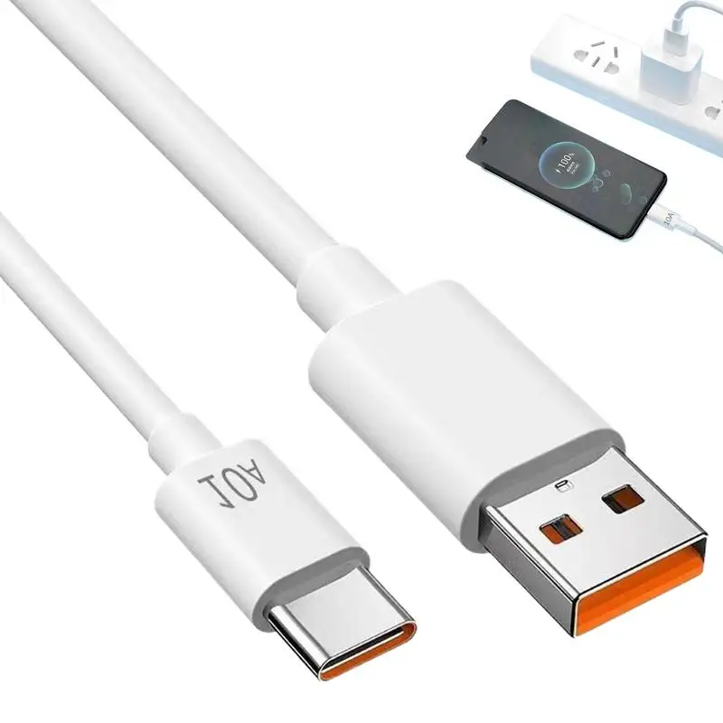 1M 타입 C 케이블 10A 초고속 충전 휴대폰 충전기 데이터 케이블 (화웨이 샤오미 삼성 USB C 고속 충전 케이블)