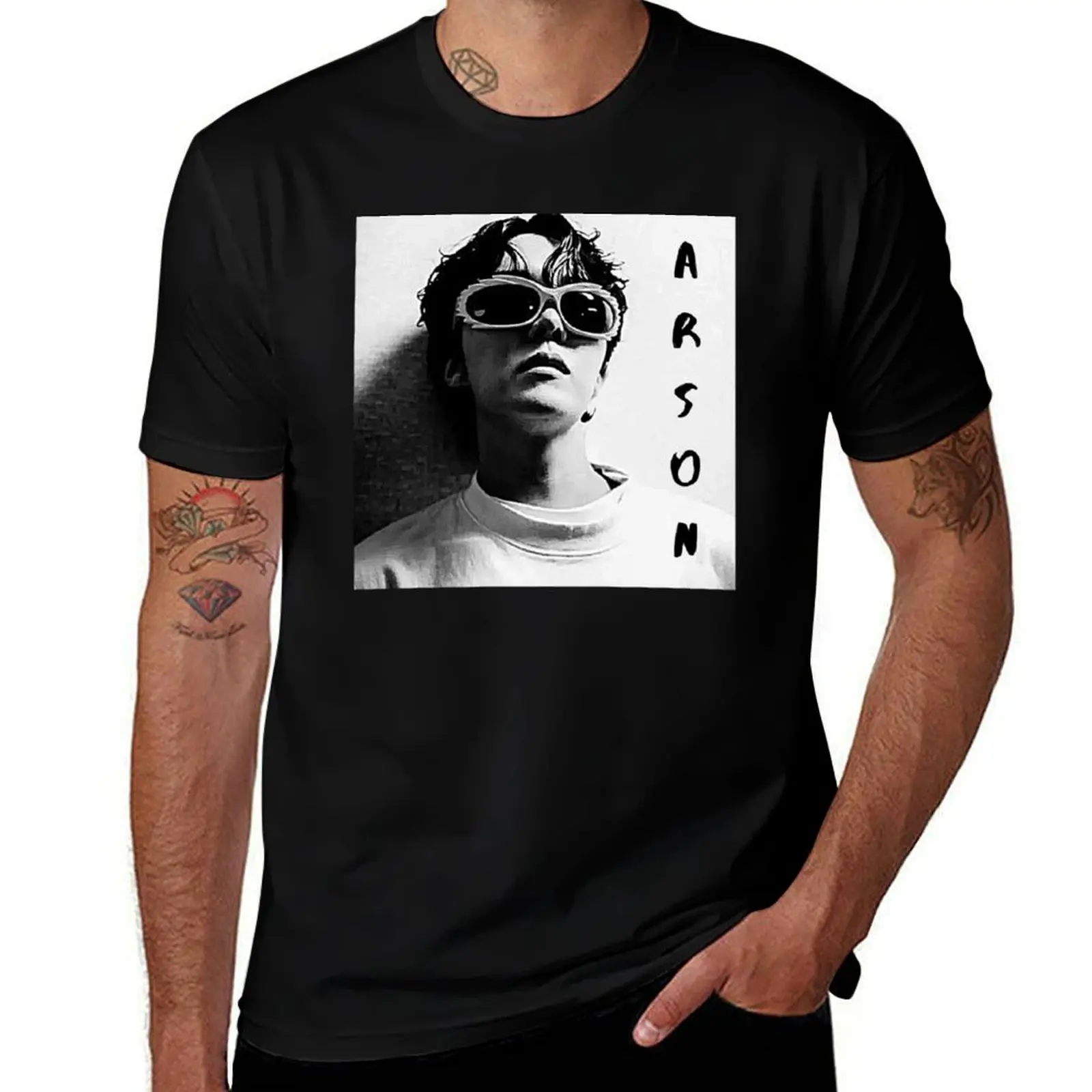 

jhope arson T-Shirt graphics Short sleeve tee mens t shirt graphic