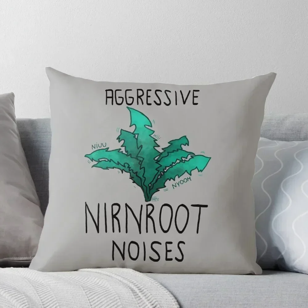 Aggressive nirnroot noises Throw Pillow Decorative pillowcase pillows decor home pillow