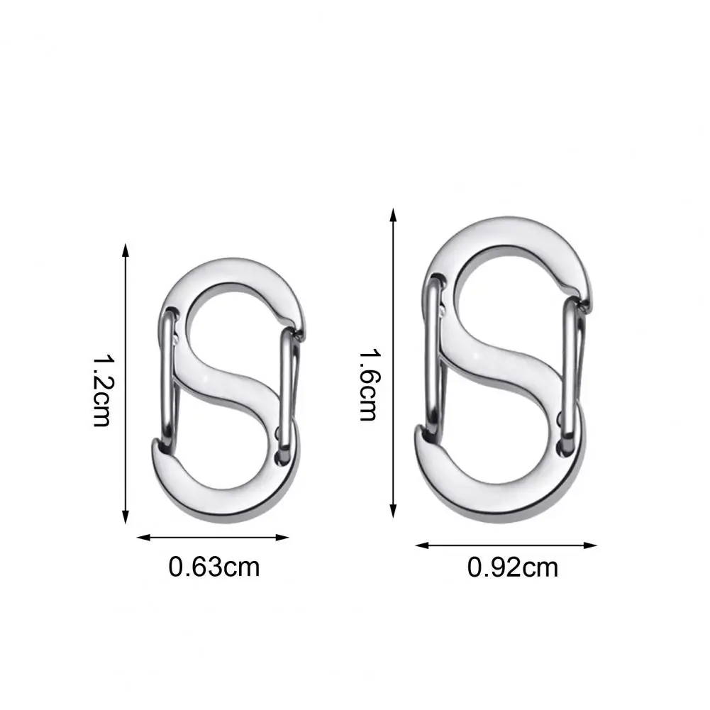 Rust-resistant Jewelry Clasp Double-ended Spring Buckle Lobster Clasp Set for Jewelry Making Secure Necklace Shortener Bracelet