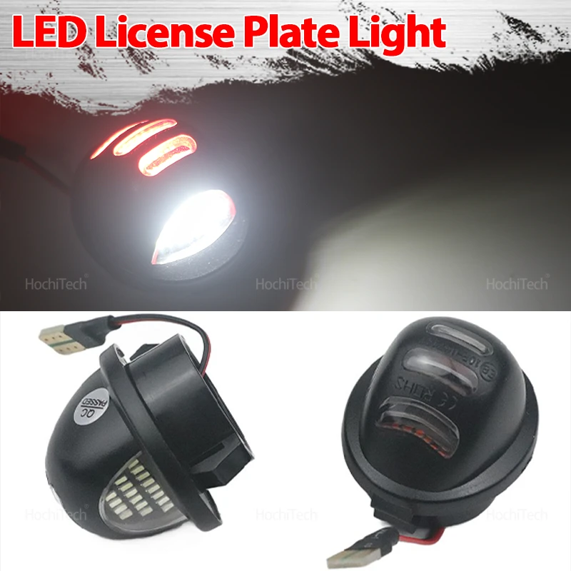 for F150 F-150 F-250 F-350 F-450 F-550 Ranger Explorer White 12V LED Number Lamp License Plate Light Canbus No Error