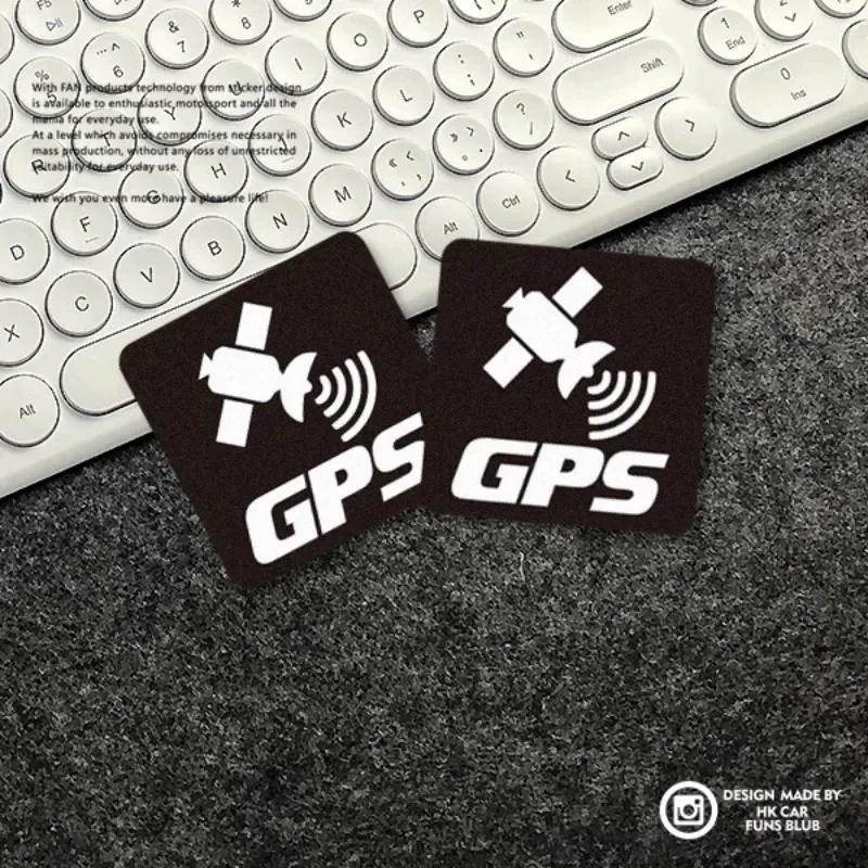 Reflective GPS Tracking Alarm Vinyl Stickers Warning Decals for Motorcycle Scooter Security Decor