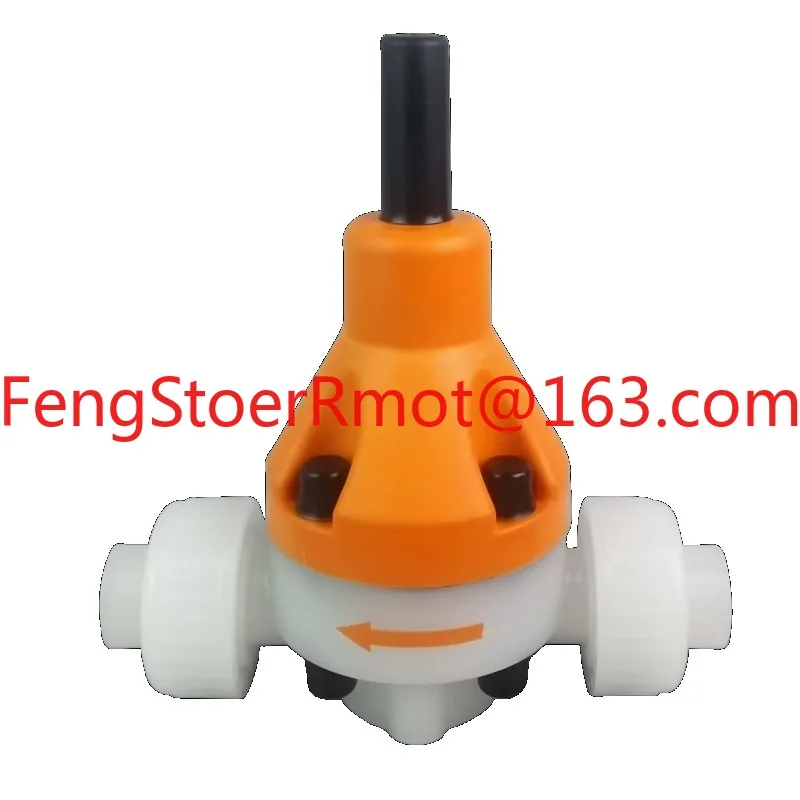 PVDF safety valve DN15/20/32/40 pressure regulating pressure relief acid and alkali back pressure valve