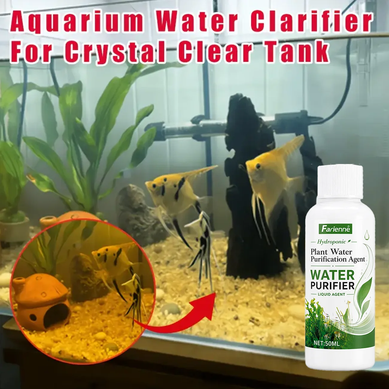 Farienne waterzuiveraar voor h - Planted Aquarium Cloudy Water recensie en prijs