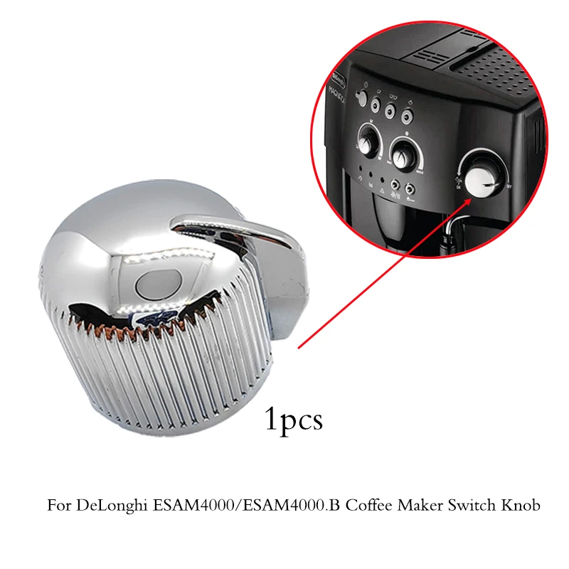 1pcs Coffee Machine Parts Knob For DeLonghi ESAM4000/ESAM4000B Replace Accessories Water Tank Steam Switch Knob