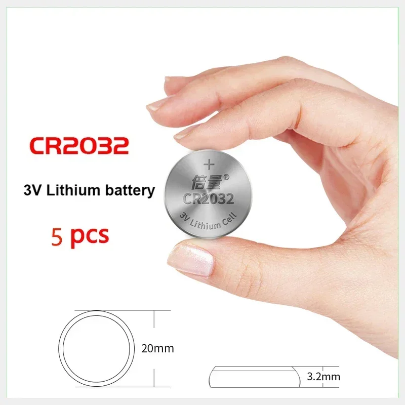 NEW 220mAh CR2032 CR 2032 DL2032 ECR2032 3V Lithium Battery for Watch Toy Calculator Car Key Remote Control Button Coin Cells