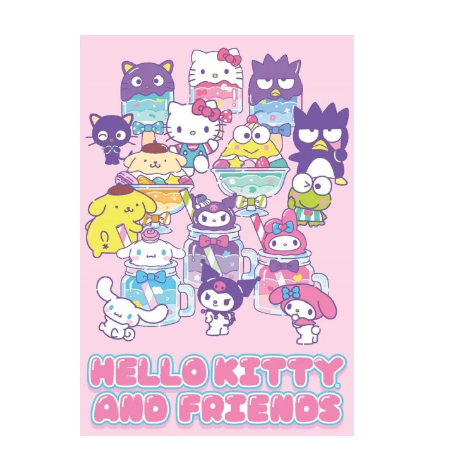 ألغاز شخصيات سانريو كيتي كورومي مجموعة كبيرة من ألغاز الصور المقطوعة الخشبية 108/200/300/500/1000 قطعة للكبار لعبة ألعاب الأطفال