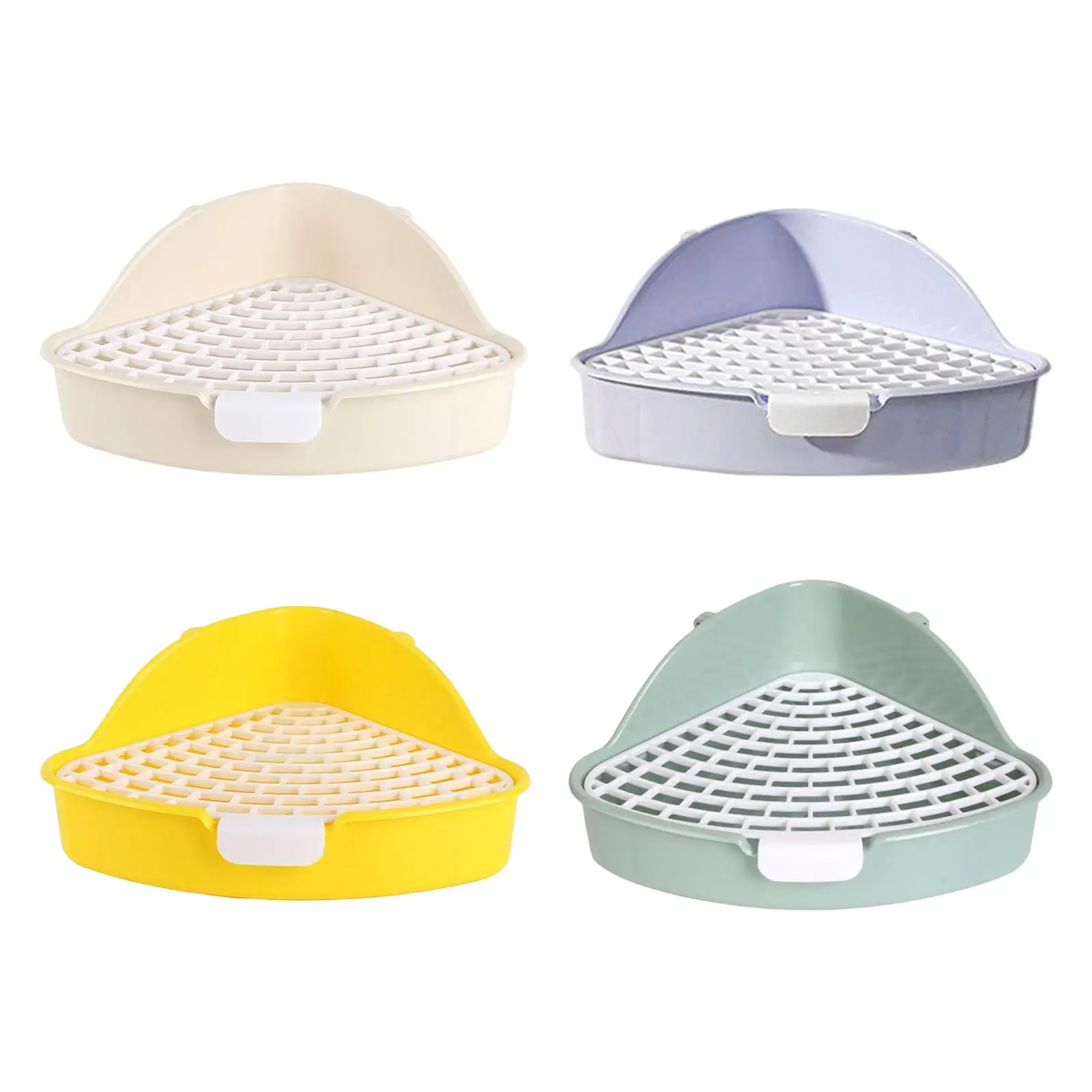 Potty Trainer Cage Accessories Cage Toilet Pet Pans Easy to Cleaning Pet Toilet for Other Animals Galesaur Bunny Chinchilla