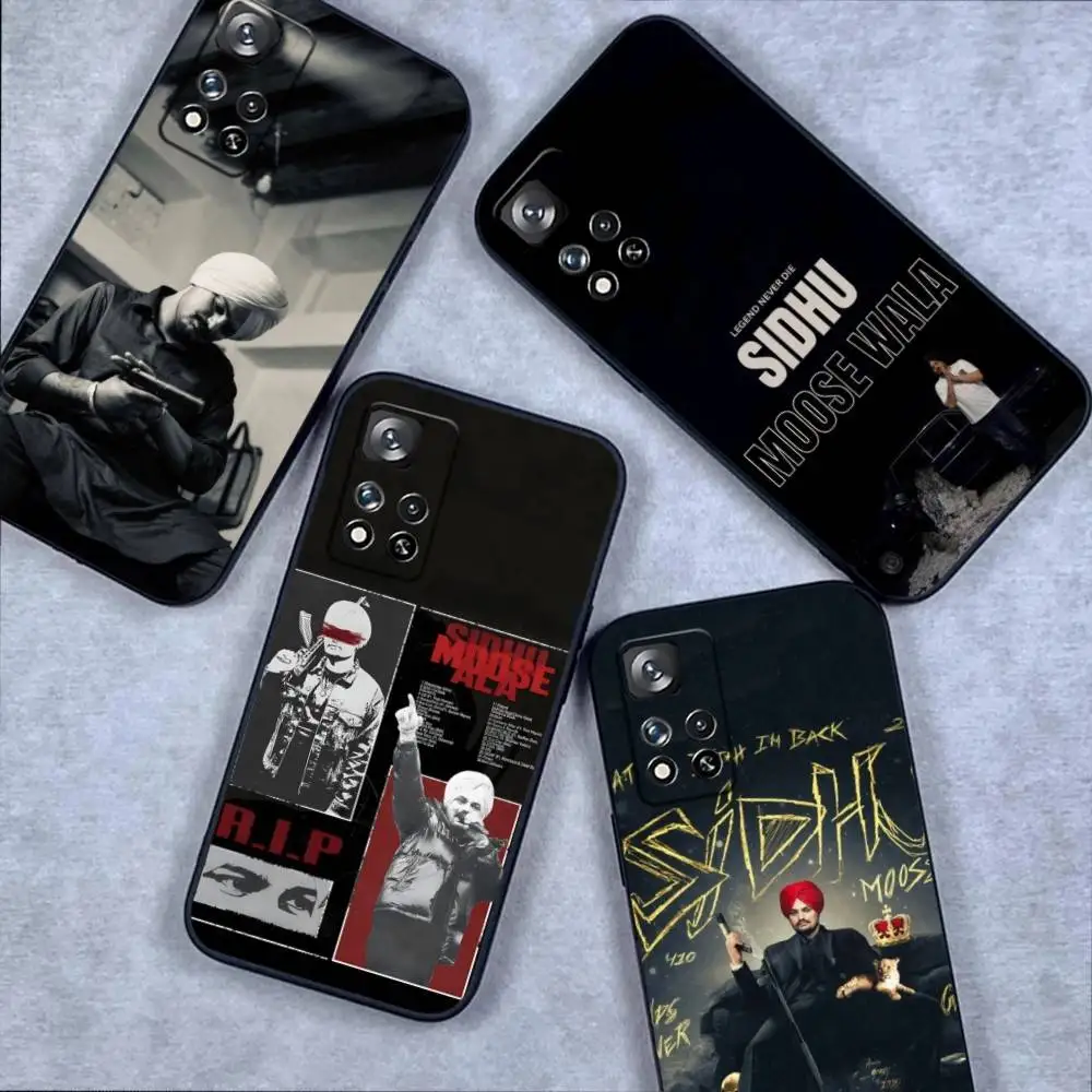 

Sidhu Moose Wala Rapper Phone Case For Samsung S 25,24,23,22,30,21,10,9,Ultra,Plus,Lite,FE,4,5G Black Soft Case