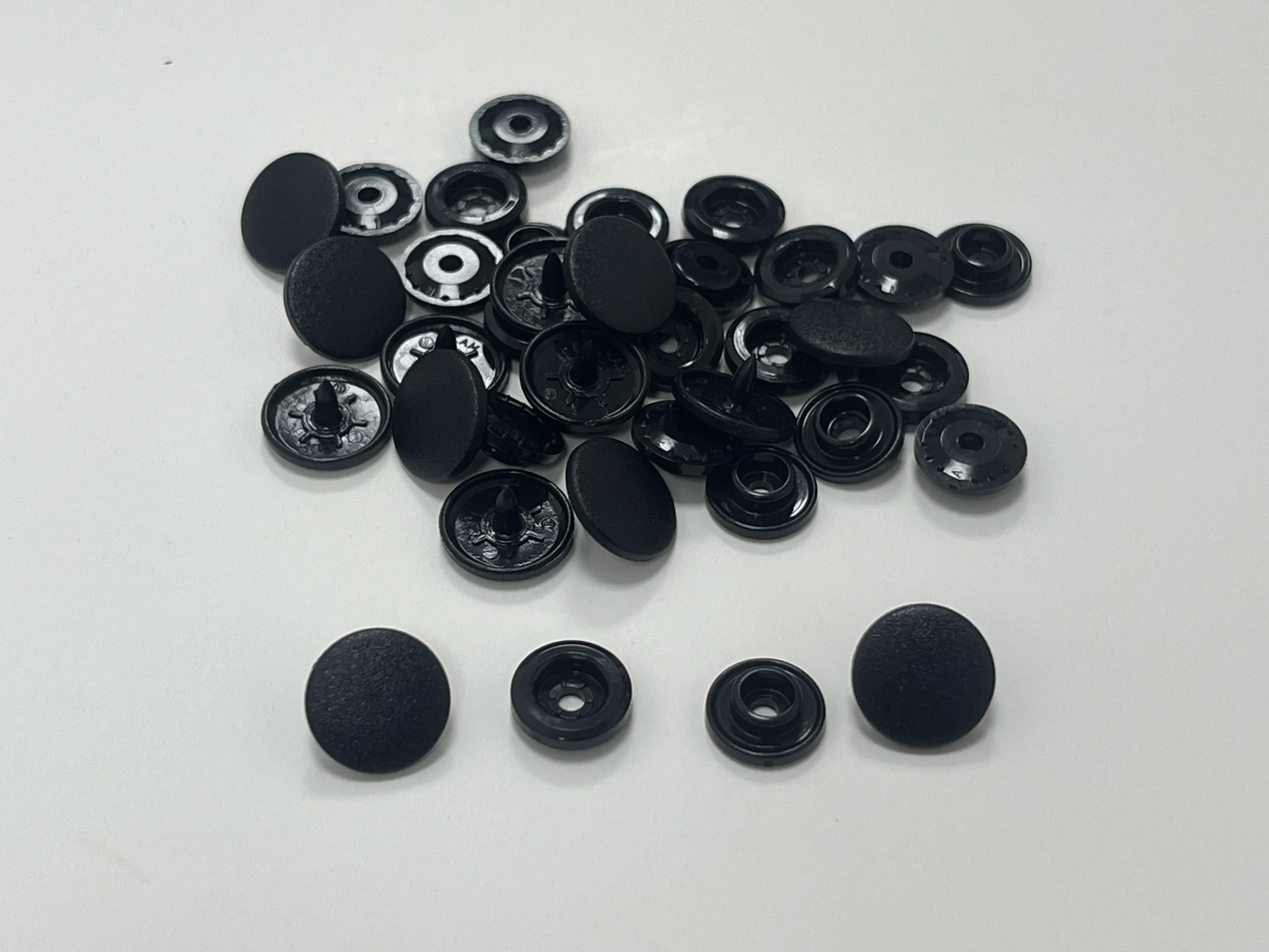 Free shipping 100s sets KAM  B5 Black  matt color snap button for sewing baby  scrub color beautity plastic fastener snap button