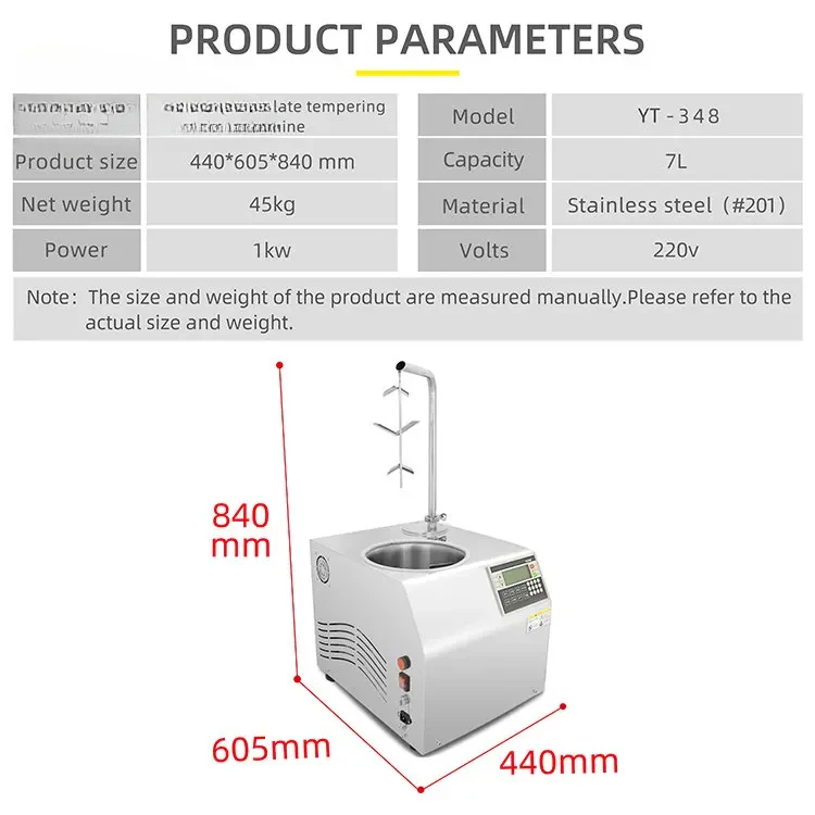 Commercial Automatic Electric Small Chocolate Tempering Warming Chocolate Melting Machine