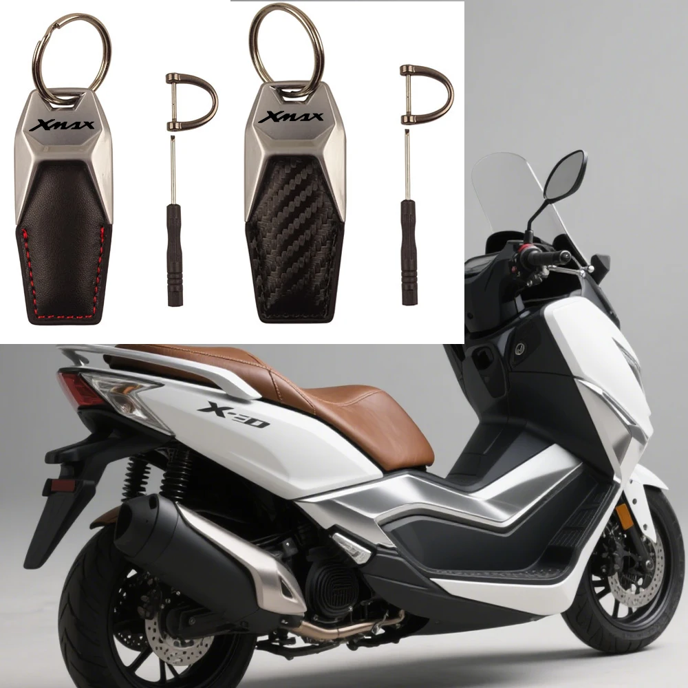 

Подходит для yamaha XMAX X MAX, кожаный подвесной автомобильный брелок для ключей на талии, металлический брелок для ключей, брелок для мотоцикла, аксессуары, подарки