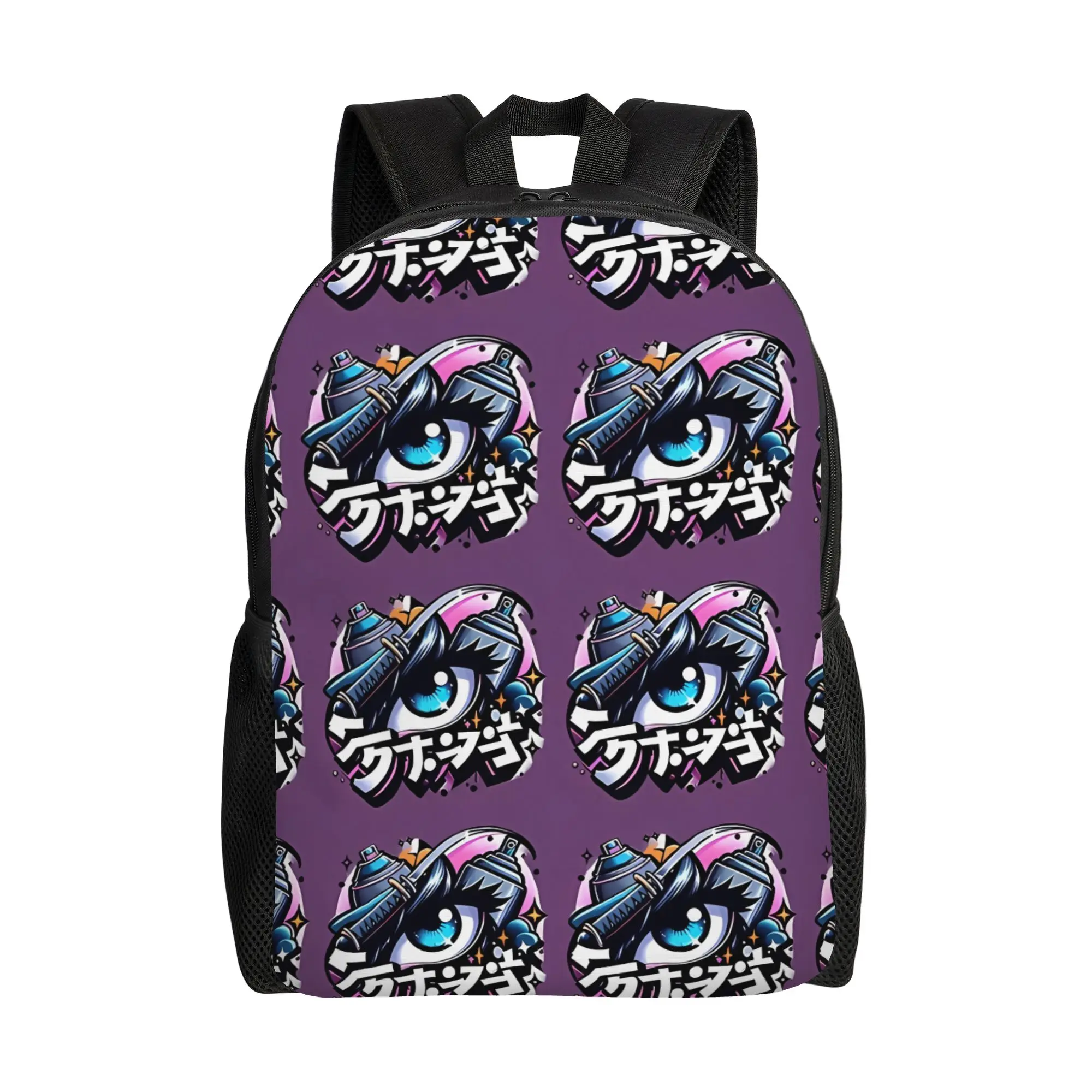 

Y2K Animated Graffiti Backpack Ladies Fashionable mochila Large Capacity Laptop Bag Back To School Season