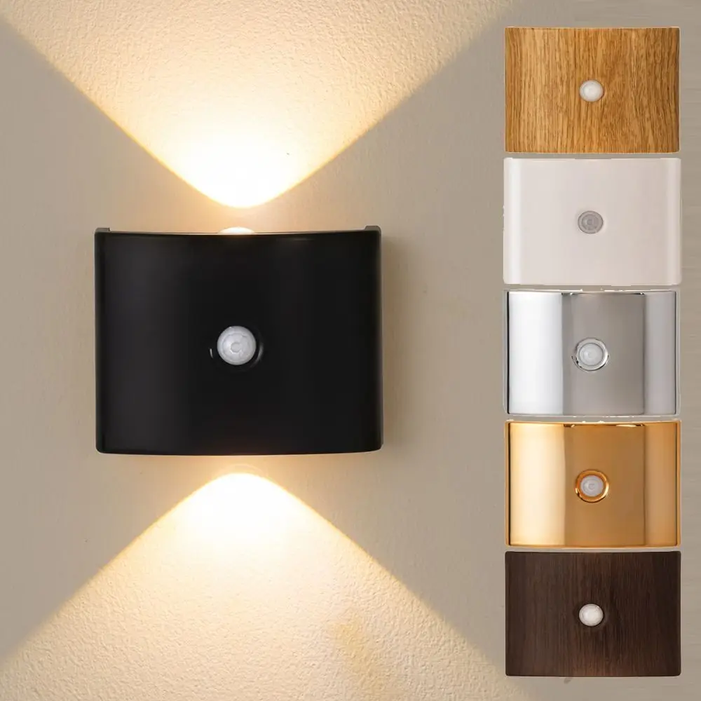 Infrared Sensor LED Induction Wall Lamp Magnetic Installation Soft Lights PIR Sensor Wall Sconce 3 Color/Neon light