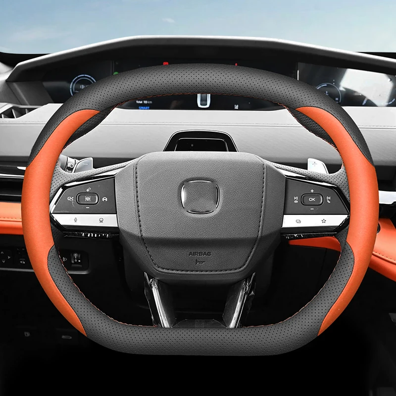 For Changan UNI-V UNIV 2022 2023 2024 Car Steering Wheel Cover Driving Rudder Anti-slip Protective Case