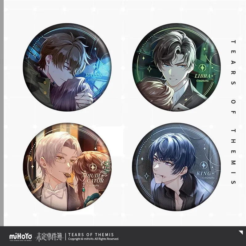 

Официальный значок miHoYo Tears of Themis Heartbeat Memorial Series, значок третьего объема, оригинальные аксессуары для аниме-игр