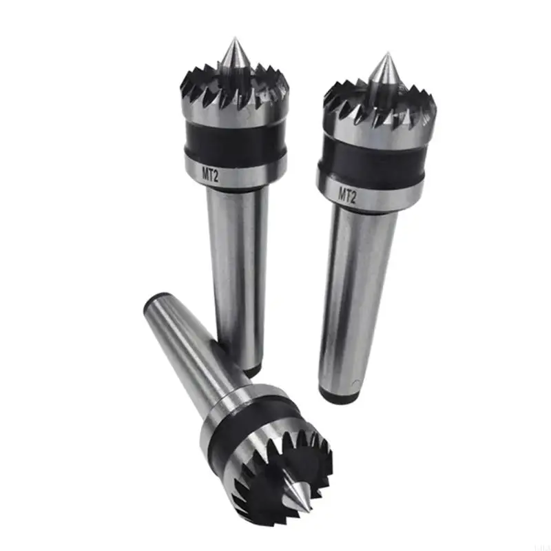 U4LA Многотумовый деревянный турнир для токарного станка Центр MT2 Live Peargings Tailstock Center Steel Steel