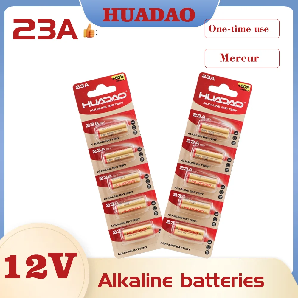 23A 12 فولت بطارية لجرس الباب ألعاب التحكم عن بعد بطارية قلوية جافة L1028 21/23 A23 E23A K23A V23GA GP23A RV08 LRV08 23A