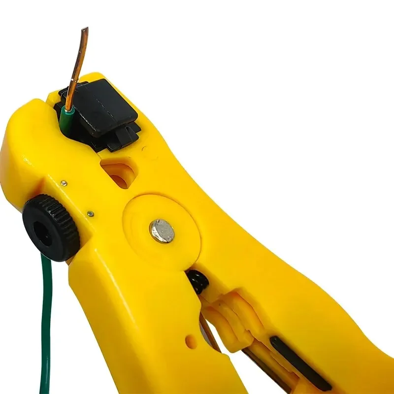 2pcs Multi-function Knob Cable Stripper, Adjustable Distance STP/UTP Network Cable Cable Stripping Coaxial Line Tool Set
