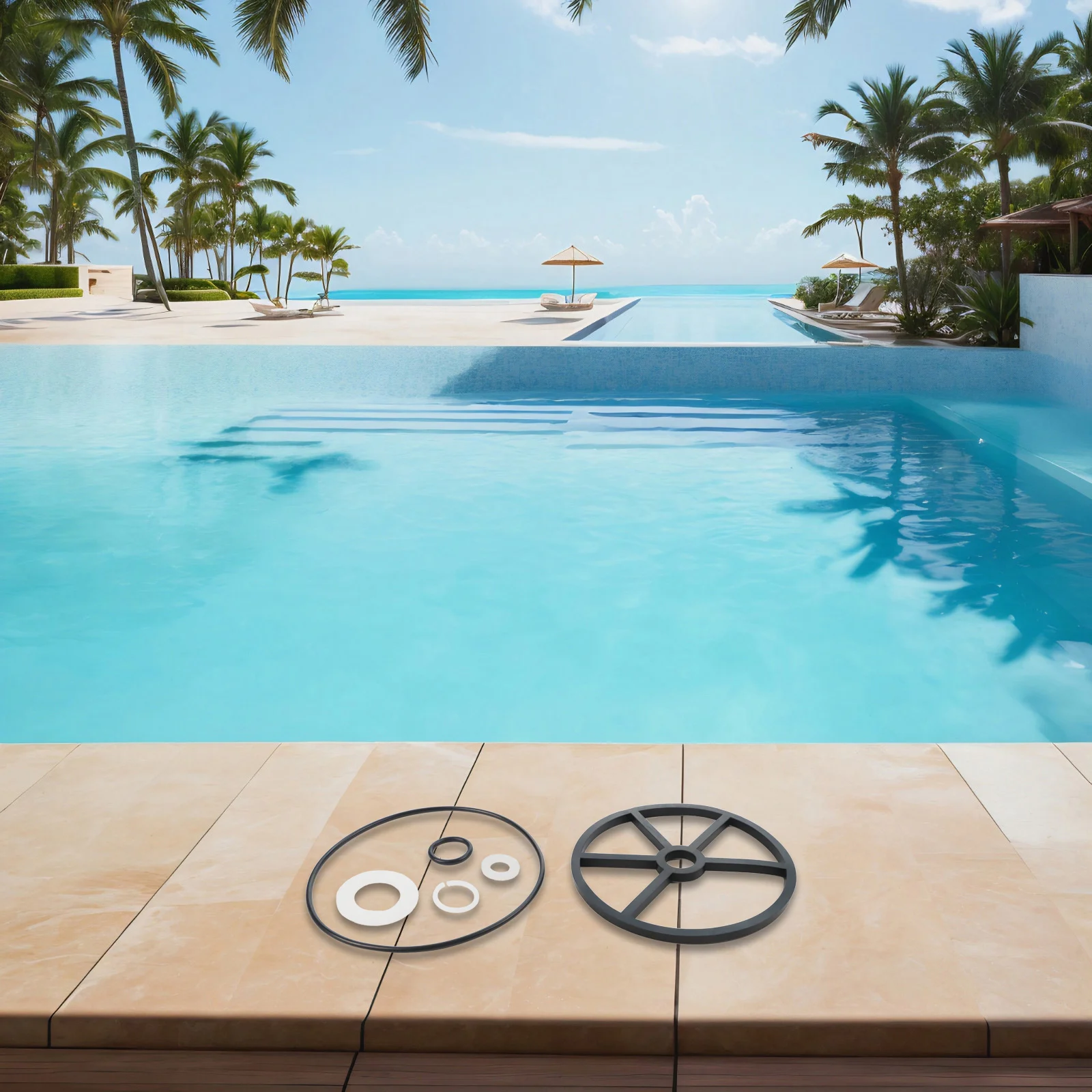 Accessory Diverter Gasket Multiport Valve Essential Components Included Fits Various Models Rubber Construction