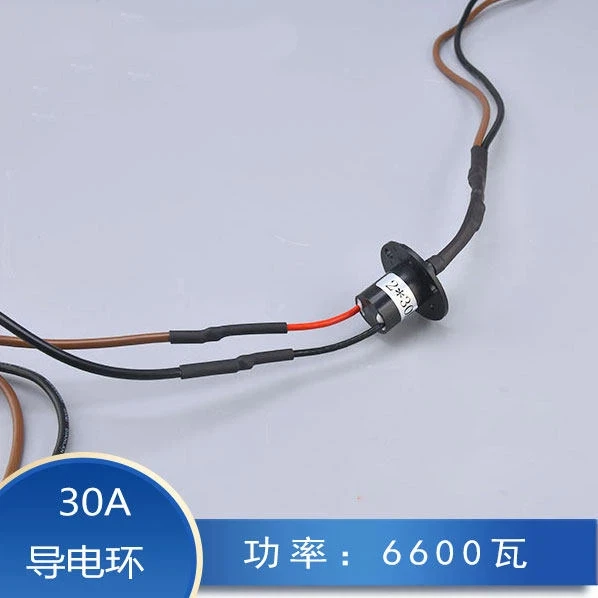 Conductive Slip Ring Rotary Connector 20A30A45a Dining Table Electric Slip Ring 360 Degree Rotary Connector