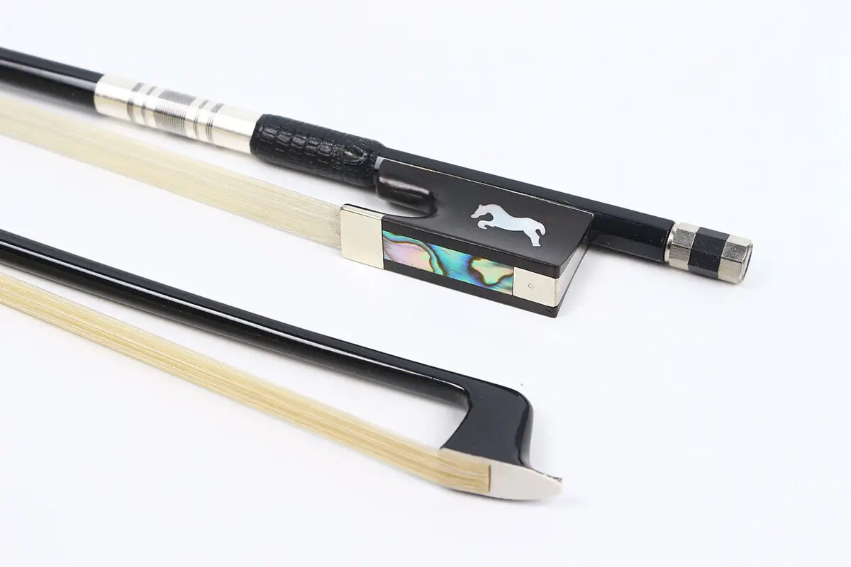 Advance Carbon fiber Violin Bow 4/4 Full size Pernambuco Level Bow Horsehair US