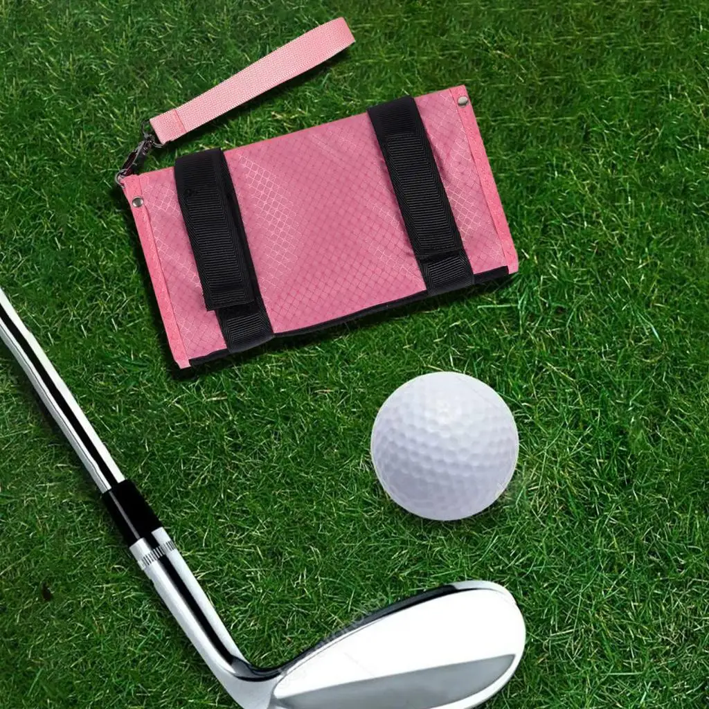 Golf Ball Pouch Bag Tools Storage Case Durable Golf Accessories Carrier for Park Golf Supplies