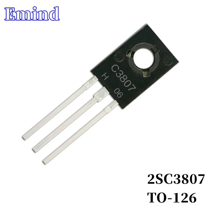 100/300/500/1000/2000Pcs 2SC3807 C3807 DIP Transistor TO-126 NPN Type 25V/4A Bipolar Amplifier Transistor