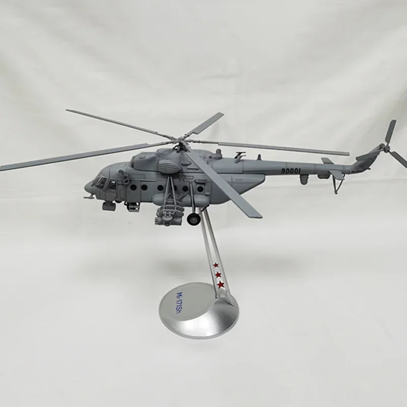 1:48 Scale Mi-171SH Alloy Die Cast Land Aviation Multi-purpose Transport Simulation Military Aircraft Model