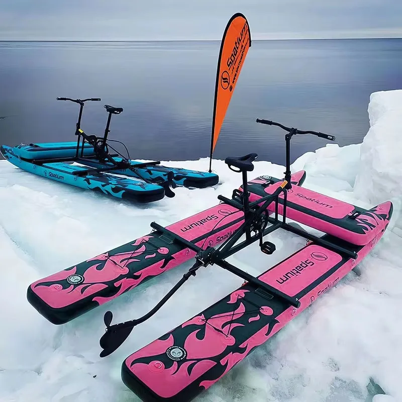 Spatium Factory   2 Person Infla  Water Pedal Bike Boat Infla  Water Bike for Sale