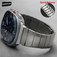 Correa de negocios de acero inoxidable para hombre, pulsera de Metal para Samsung Galaxy Ultra de 47mm (2025), para Galaxy Watch 8Classic 46mm 8 40/44mm