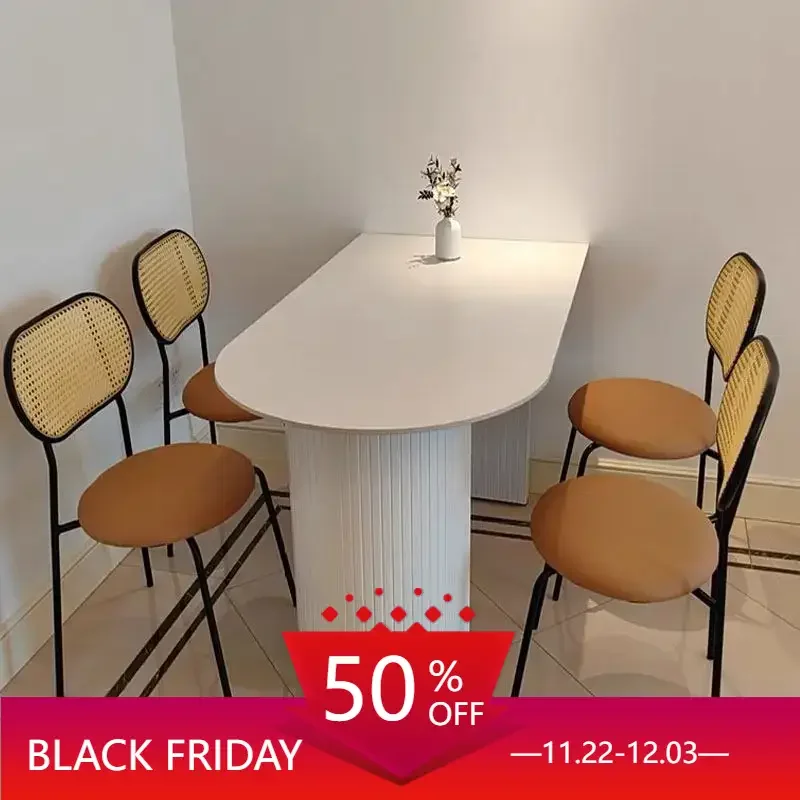 

Designer Salon Dining Chairs Rattan Modern Wedding Retro Restaurant Chairs Balcony Vanity Moveis Para Casa Home Furniture CY50DC