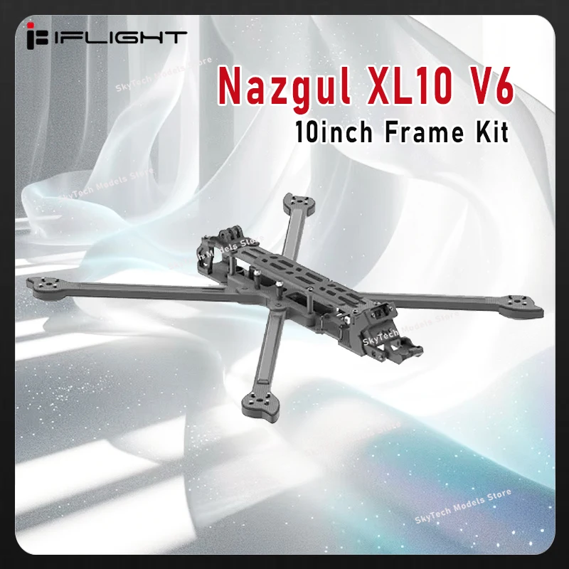 

IFlight Nazgul XL10 V6 10 - inch FPV Frame Kit，7mm Arm，Compatible with O3/Caddx Vista，for Long - Range FPV，420mm Wheelbase