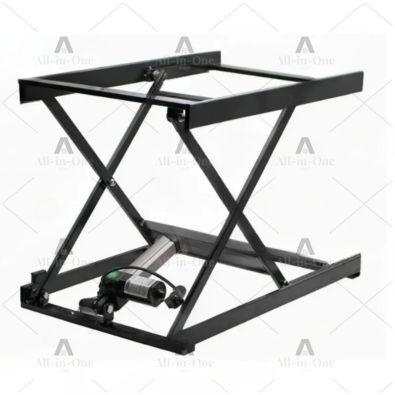 24V electric lifting hardware set with wired remote control, iron folding frame for adjustable coffee and dining tables