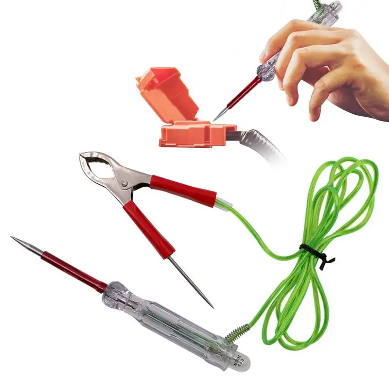 

Автомобильная электрическая ручка, тестер напряжения для автомобиля, грузовика, сильный, прочный, электрический диагностический тестовый инструмент, автомобильные аксессуары для мотоциклов